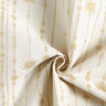 Tissu de décoration Jacquard Lurex Guirlande de flocons de neige – beige clair/or,  thumbnail number 3