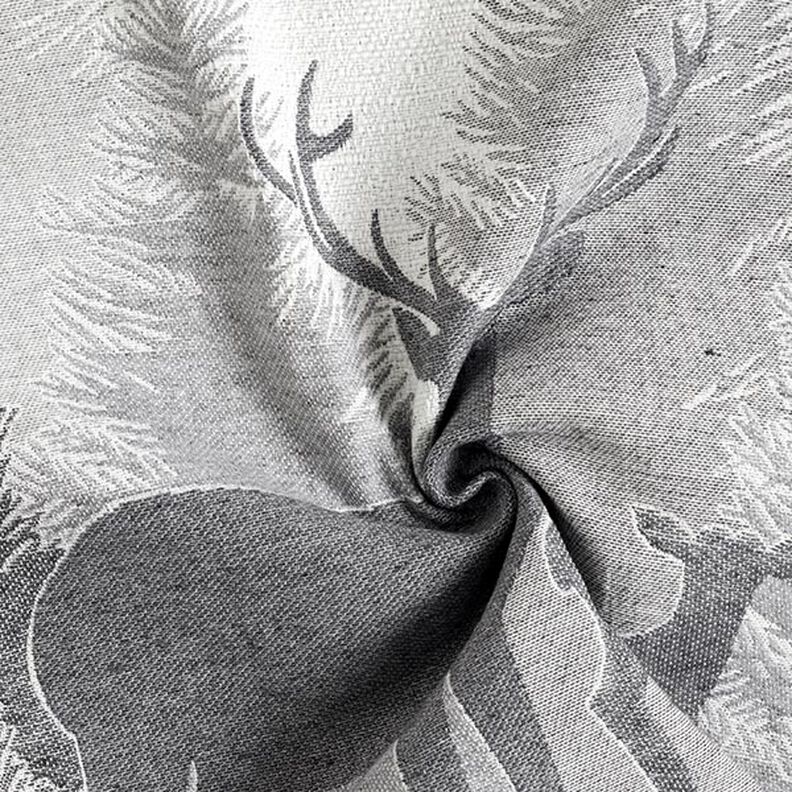 Panel Gobelin Cerfs – gris,  image number 3