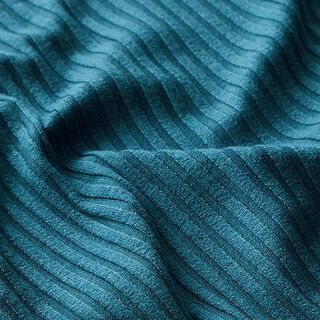 Maille côtelée – bleu turquoise, 