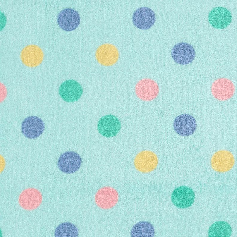 Polaire douillet Points multicolores – menthe, image number 1