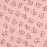 Flanelle coton Chats | by Poppy – vieux rose clair/bordeaux,  thumbnail number 1