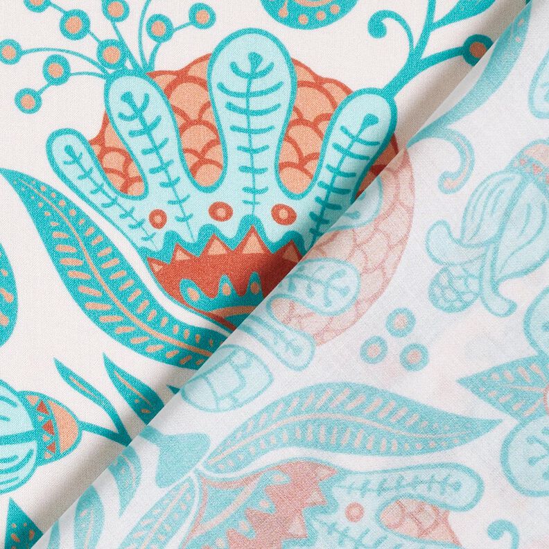Viscose Voile Fleurs d'Ibiza – beige clair, image number 4