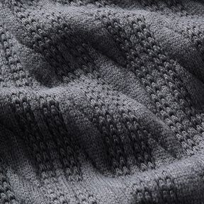 Tricot Cloqué Torsades – bleu nuit, 