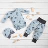 Jersey coton Sentiment d'Hawaï – bleu argenté,  thumbnail number 6