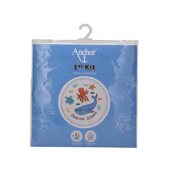Kit broderie pour débutants Save our Oceans, image number 3