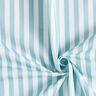 Tissu de décoration Semi-panama rayures verticales – bleu aqua/blanc,  thumbnail number 3