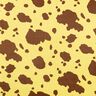 Girafe en fausse fourrure – jaune soleil/marron,  thumbnail number 1