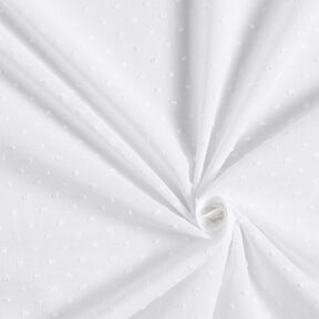 Batiste de coton Dobby – blanc, 