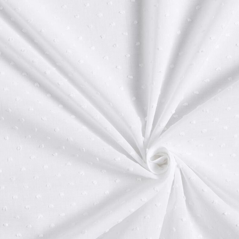Batiste de coton Dobby – blanc,  image number 1