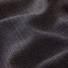 Tissu de coton à petits carreaux – noir/marron,  thumbnail number 2