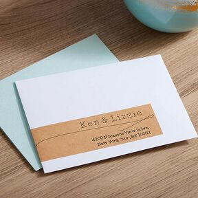 Papier à écrire Cricut Smart Label, pack de 4 [13,9 x 30,4 cm] | Cricut – marron, 