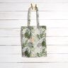 Tissu en coton Cretonne plantes de la jungle abstraites – blanc/vert,  thumbnail number 7