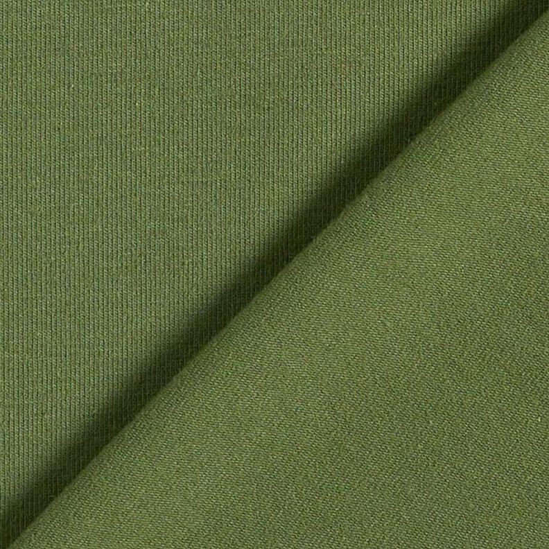 Jersey coton Medium uni – olive, image number 3