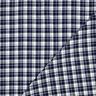 Flanelle coton petit carreaux – bleu marine/écru,  thumbnail number 3