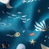 GOTS Popeline coton Monde sous-marin – bleu océan,  thumbnail number 2