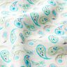 Lin mélangé Cachemire – ivoire/turquoise clair,  thumbnail number 2