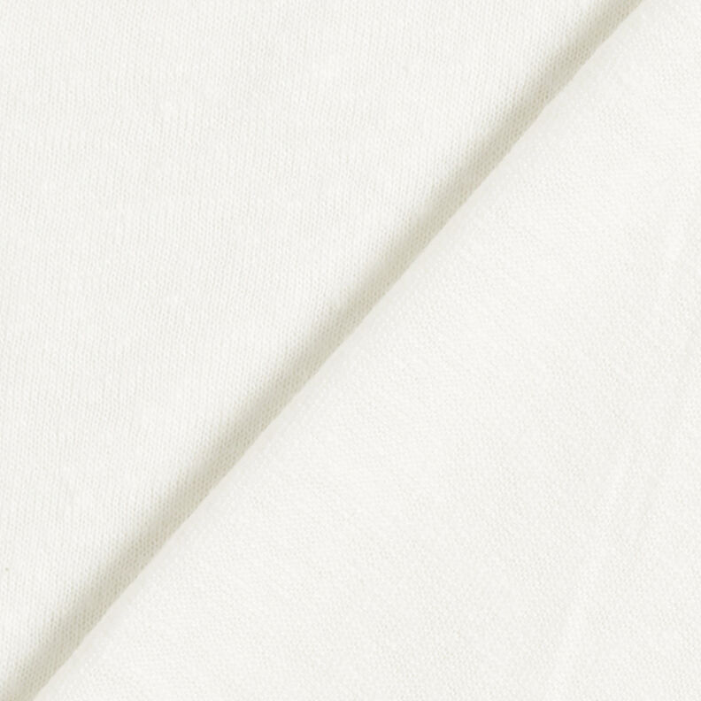 Tricot fin mélange viscose lin – écru, image number 3