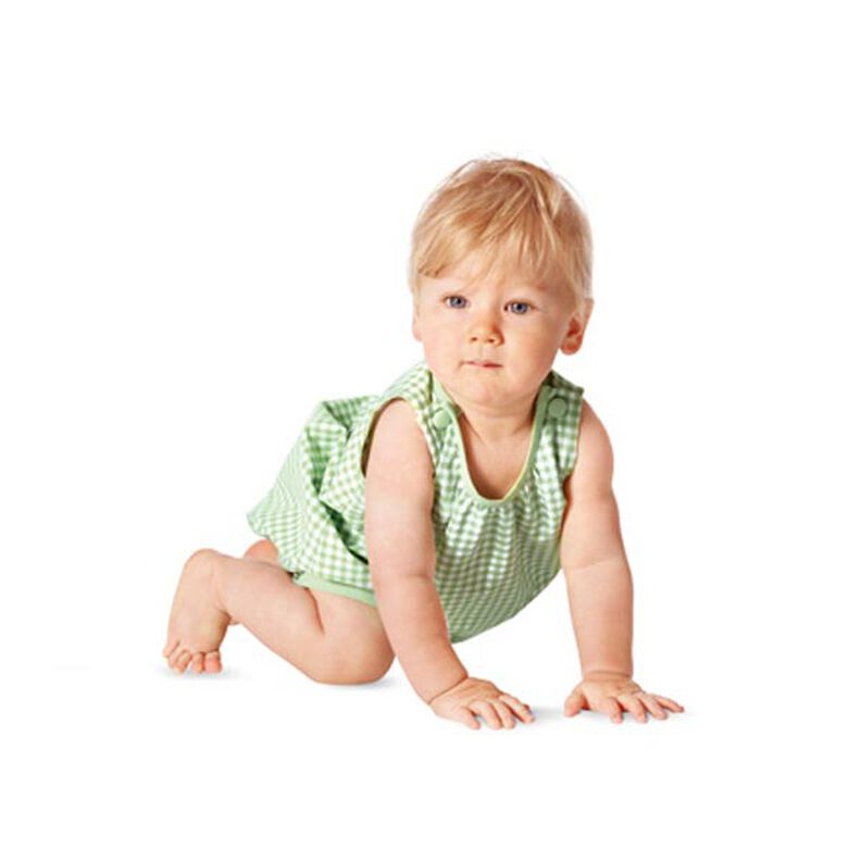 Bébés : Combinaison / Robe / Culotte, Burda 9462,  image number 4