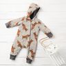 French Terry Sweat d’été Grands teckels – taupe clair,  thumbnail number 6