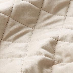 Tissu de revêtement Velours Tissu matelassé – beige, 