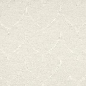 Fourrure synthétique Motif de cœur | Poppy Fabrics – écru, 