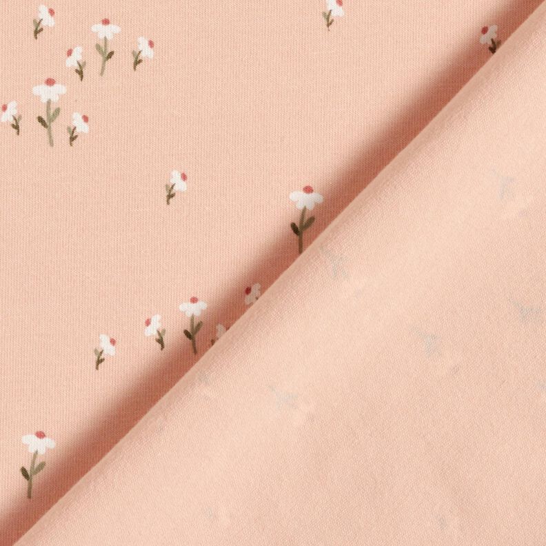 Jersey coton Prairie de marguerites – rosé, image number 4