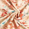 Tissu viscose LENZING™ ECOVERO™ Oiseaux et Fées | Katia Fabrics – crème/rouge feu,  thumbnail number 3