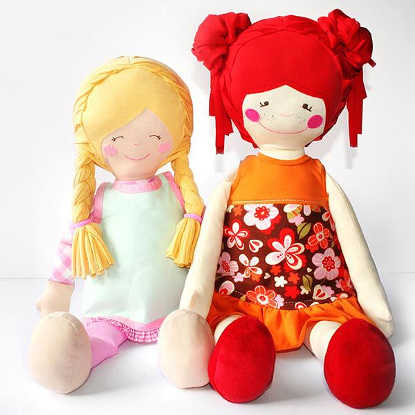 Coudre la poupée : Patron en papier poupée de chiffon "LULU"  | Kullaloo,  image number 6