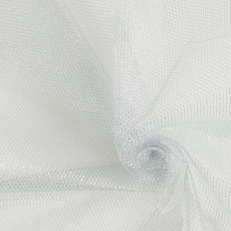 Tulle Métallique – argent,  image number 4