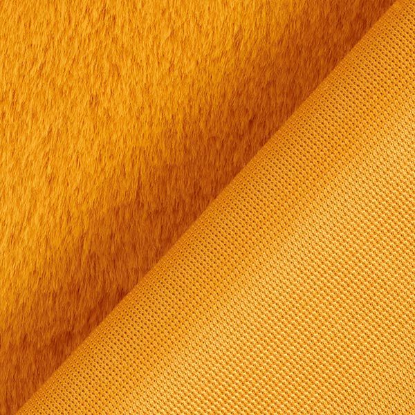 Tissu de revêtement Fourrure synthétique – jaune curry – Échantillon, image number 4