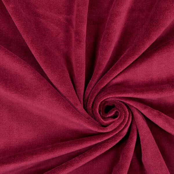 Tissu Nicki Uni – rouge bordeaux,  image number 1