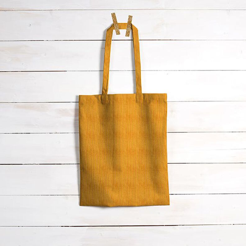 Tissu de revêtement aspect côtelé Fjord – jaune curry,  image number 8