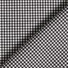 Tissu pour chemise à petits carreaux – noir/blanc,  thumbnail number 4