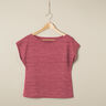 Jersey aspect froissé uni – mauve,  thumbnail number 5
