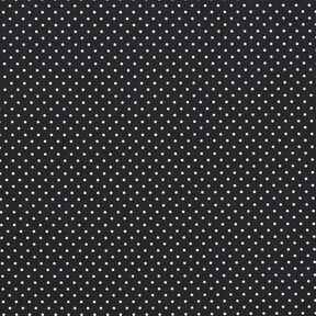 Popeline coton Petits pois – noir/blanc, 
