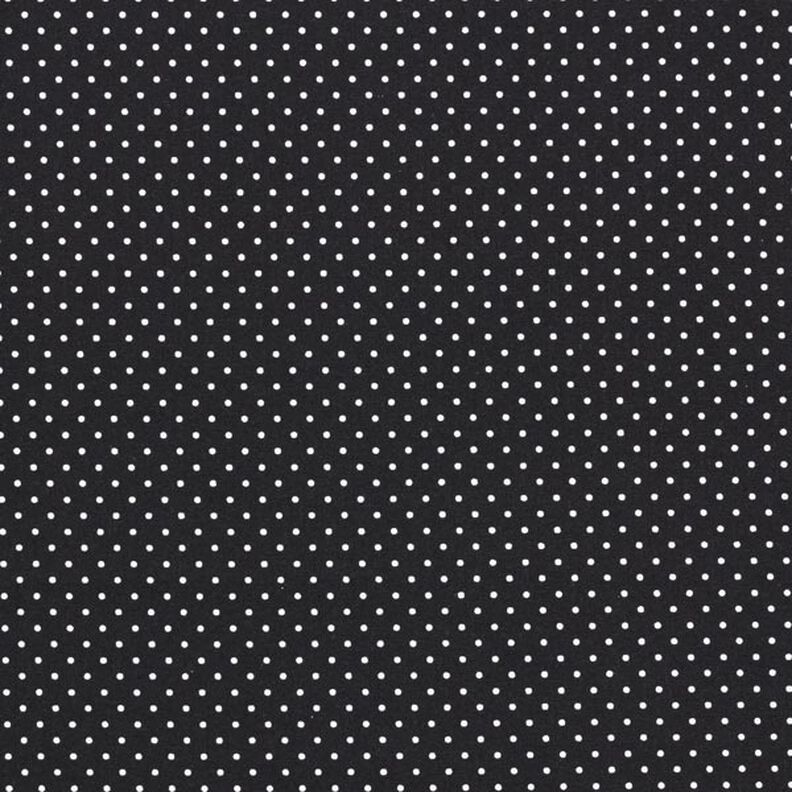 Popeline coton Petits pois – noir/blanc,  image number 1