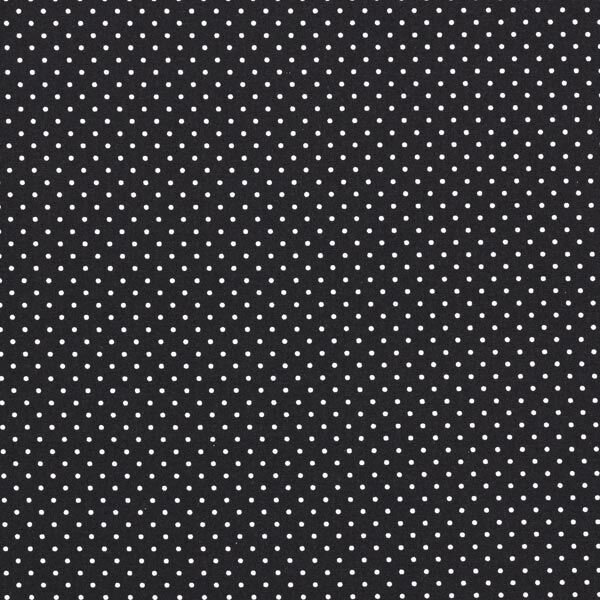 Popeline coton Petits pois – noir/blanc,  image number 1