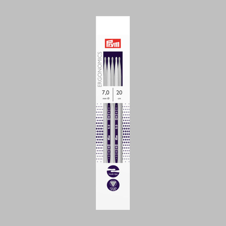 7,0|20cm Aiguilles à tricoter pour chaussettes Ergonomics | Prym,  image number 1