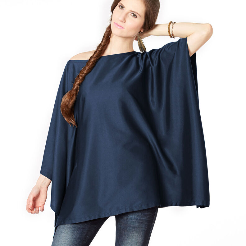 Satin microfibre – bleu marine,  image number 7