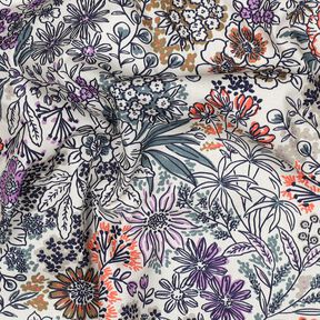 Popeline coton Fleurs sauvages | Poppy Fabrics – blanc, 