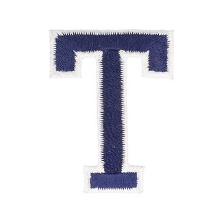 Application lettre T [ Hauteur : 4,6 cm ] – bleu marine, 