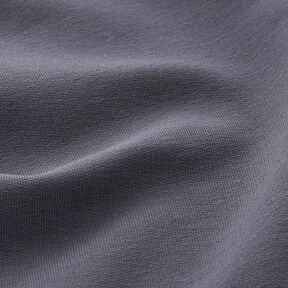 French Terry léger uni – bleu noir, 