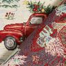 Tissu de décoration Gobelin Lutins de Noël – beige clair/rouge,  thumbnail number 4