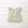 Tissu double gaze de coton Petites fleurs – écru,  thumbnail number 5