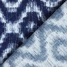 Popeline coton Losanges & gouttes scintillantes – indigo/blanc,  thumbnail number 4