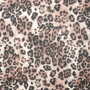 Mousseline Rayures léo & lurex – beige/noir, 
