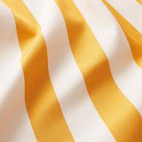 Tissu d’extérieur Canvas Blockstreifen – jaune soleil/ivoire, 