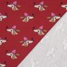 Sweat d’été Chien avec chapeau | Poppy Fabrics – rouge foncé/rose vif,  thumbnail number 3
