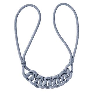 Embrasse avec nœud décoratif [80cm] – gris bleu | Gerster, 