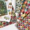 Tissu décoratif Gobelin losanges rétro colorés,  thumbnail number 5